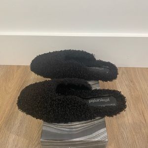 Jeffery Campbell NWT cute flats. Real flats but look like cozy slippers. Size 6.